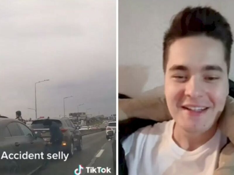 video vloggerul selly ironic după ce a fost implicat într-un accident rutier - ”îmi cer mii de euro scuze”