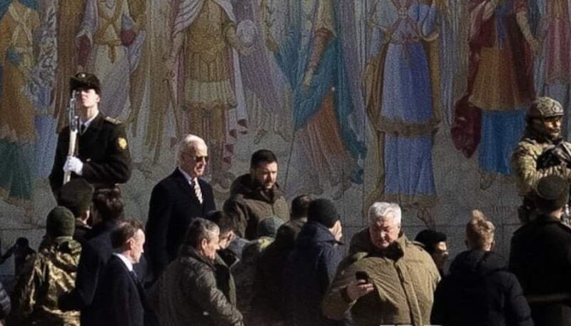 video - președintele sua, vizită spontană în ucraina - joe biden a ajuns luni la kiev