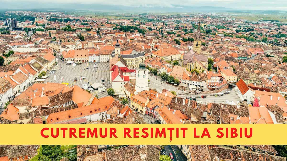 update cutremur puternic marți după amiază în românia. s-a simțit tare și la sibiu!