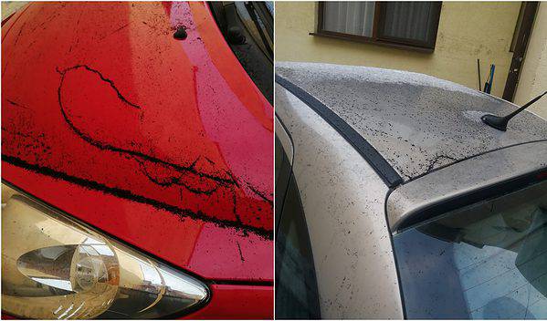 foto: poluare în cartierul terezian din sibiu - funingine pe mașini și în locuințe - polițiștii au deschis un dosar penal