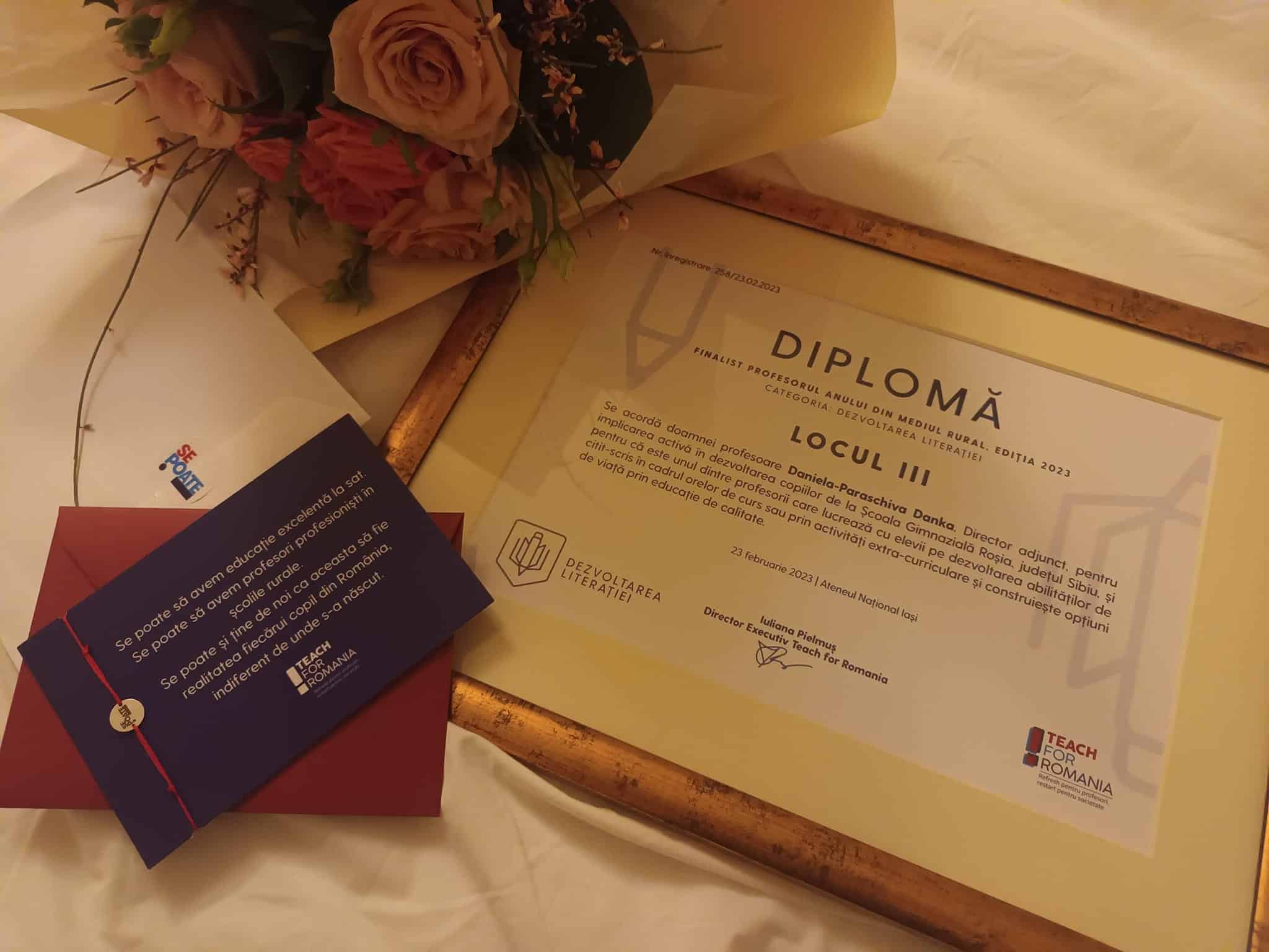 Doi dascăli sibieni premiați la Gala ”Profesorul Anului din mediul rural” - Daniela Danka: „Reprezintă o încununare a carierei mele”