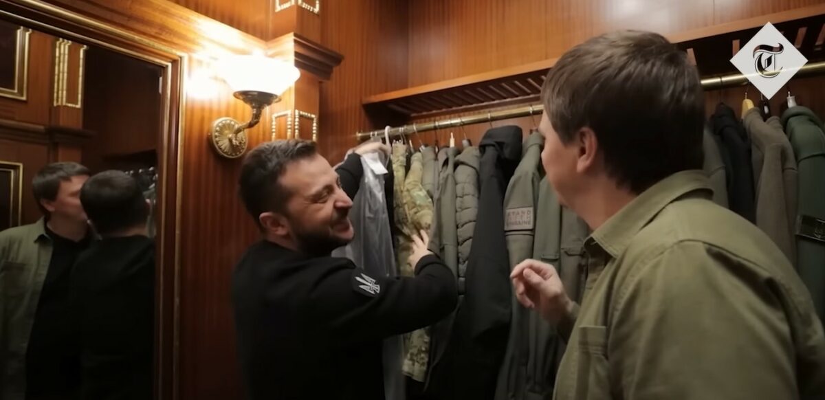 VIDEO - Buncărul în care trăiește președintele Ucrainei - Zelenski și-a pus deoparte costumul pentru ziua victoriei