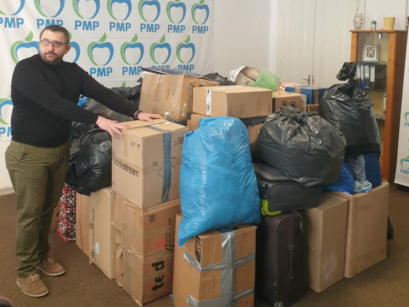 campania umanitară pmp sibiu a strâns peste cinci tone de ajutoare pentru sinistrații din turcia