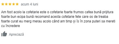 topul cofetăriilor și laboratoarelor din sibiu – prima are aproape cinci stele - la coadă, una care a stricat o aniversare: „au pus alt nume pe tort”