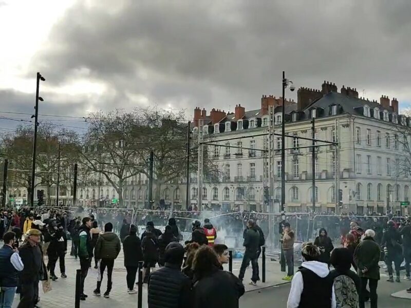 video reforma pensiilor ia scos pe francezi în stradă - zeci de protestatari reținuți