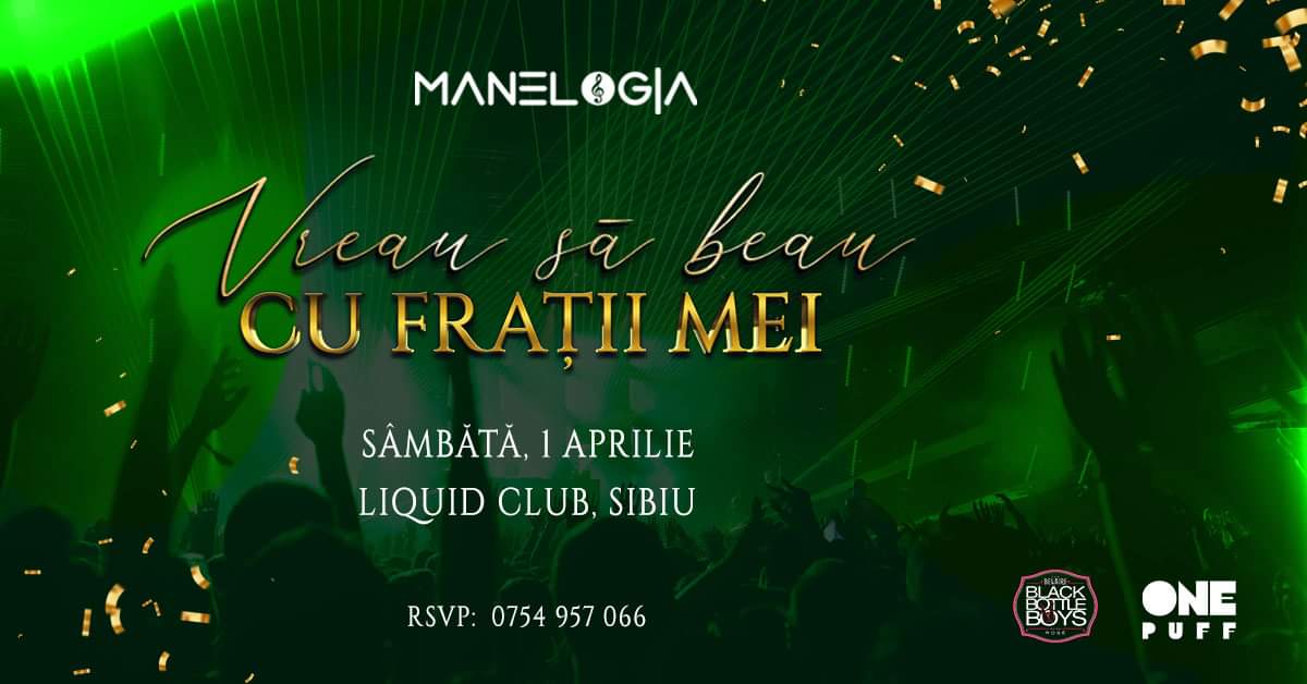 petreceri inedite la liquid - „caroussel party” vineri și „manelogia” sâmbătă