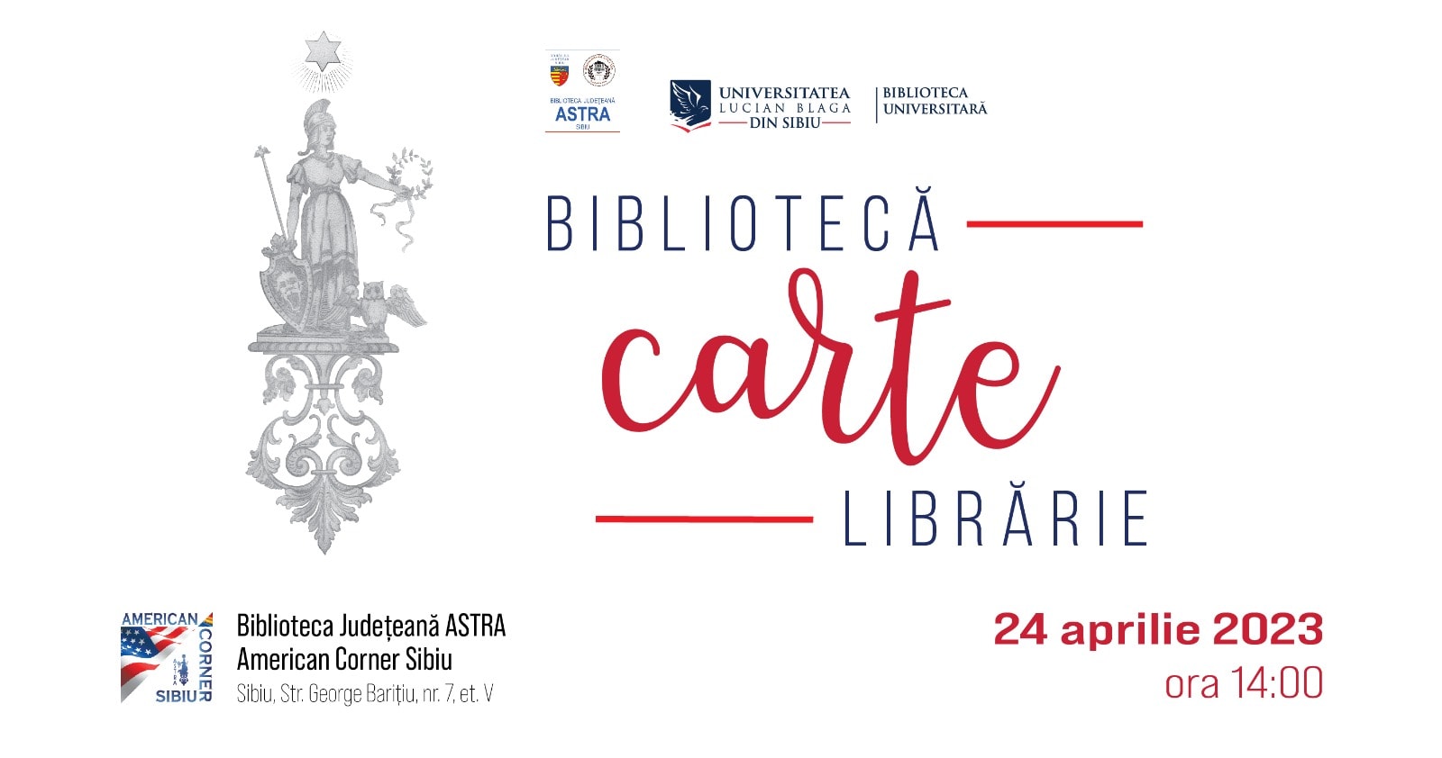 Ziua Mondială a Cărții va fi celebrată duminică la Biblioteca Județeană Astra - Sibienii au ocazia să cunoască bibliotecari, autori, editori și chiar tipografi