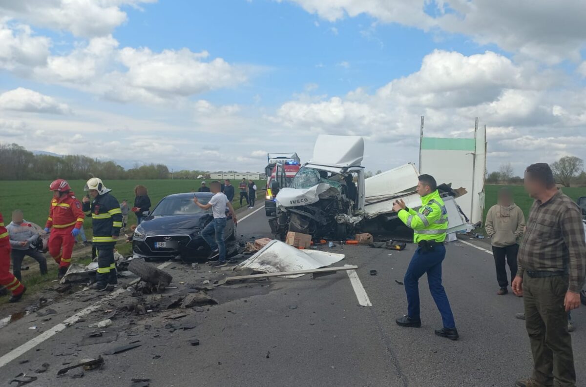 sibian implicat într-un accident grav în județul brașov