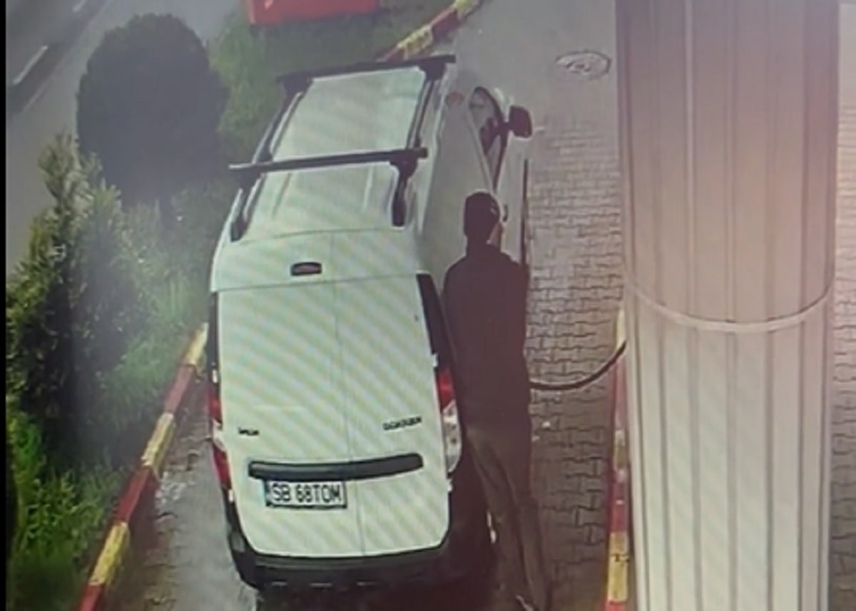 update video un șofer a plecat de la o benzinărie din sibiu fără să plătească