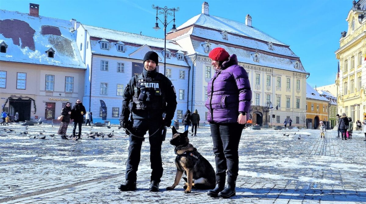 Câinii polițiști care prind infractorii din Sibiu - Structura de elită, unică în România