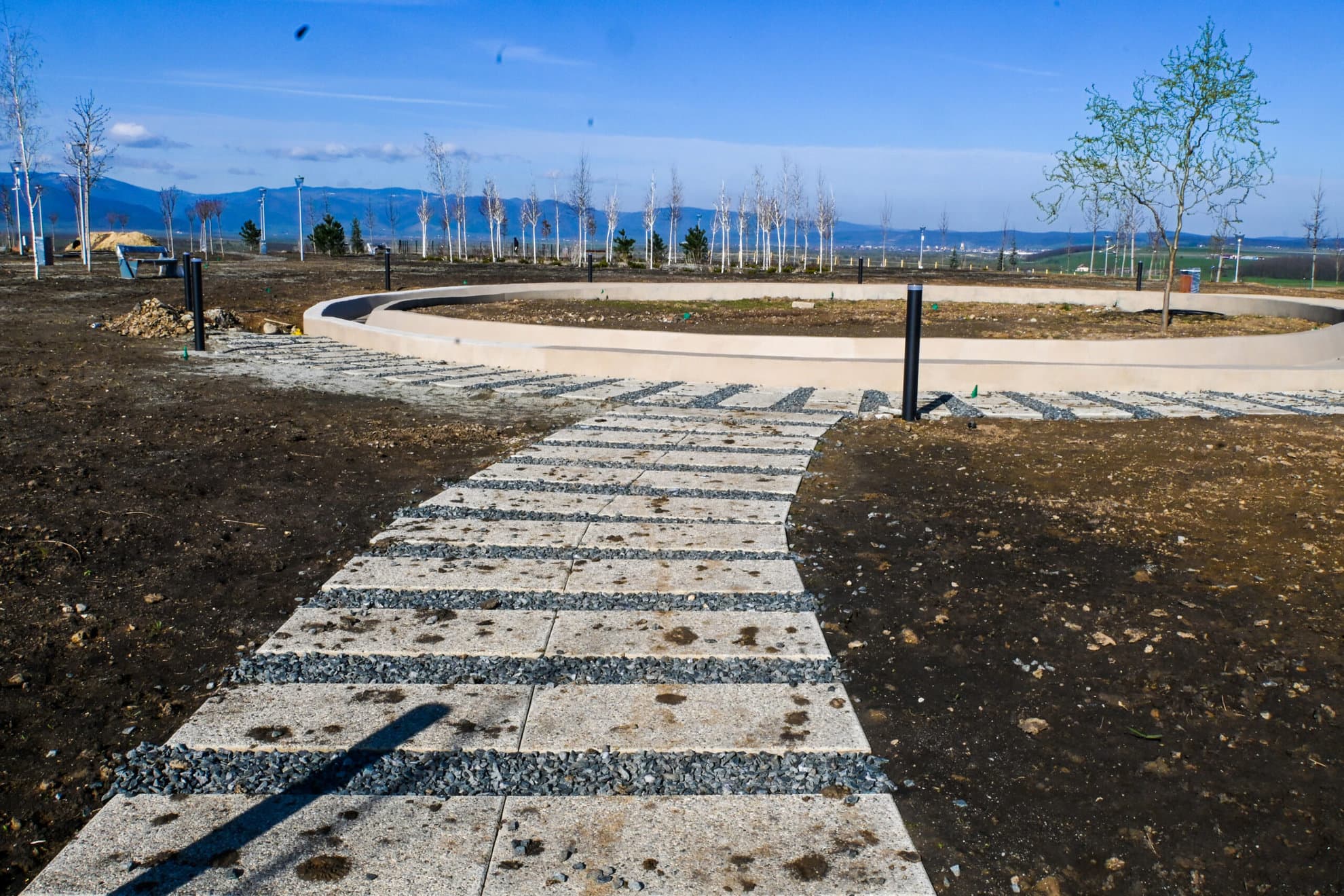 video: cum arată cel mai nou parc al sibiului - muncitorii pun la punct ultimele detalii în „belvedere”