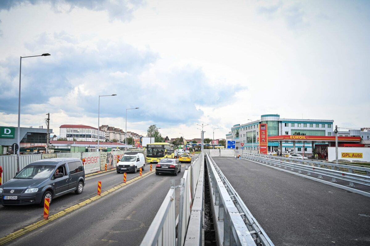 lucrările la podul de pe șoseaua alba iulia se apropie de finalizare - modificări în trafic începând de vineri