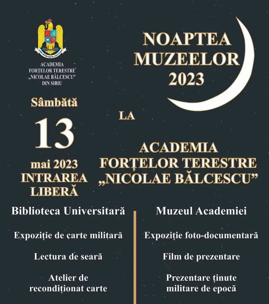 Programul complet al evenimentelor la Noaptea Muzeelor în Sibiu - Sinagoga Evreiască, deschisă în premieră publicului și concert Damian Drăghici & Brothers pe scena de pe Lac