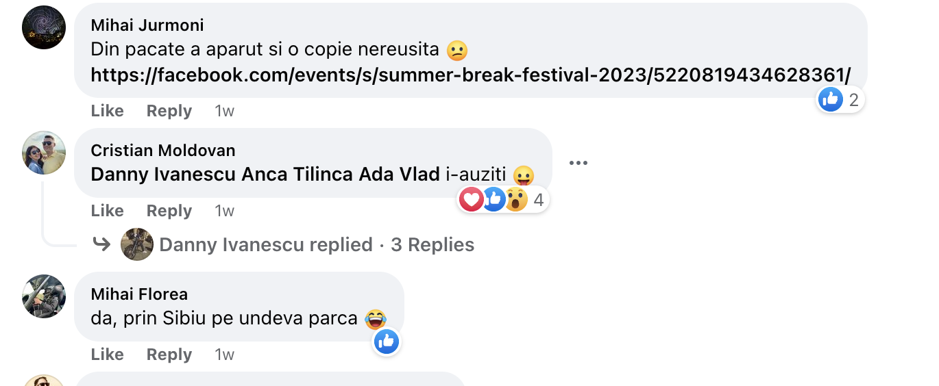 Festival cu nume clonat la Sibiu - E "tizul" unui eveniment din Hunedoara - Organizator Summer Break Deva: ”De la anul să nu îl mai folosească!”