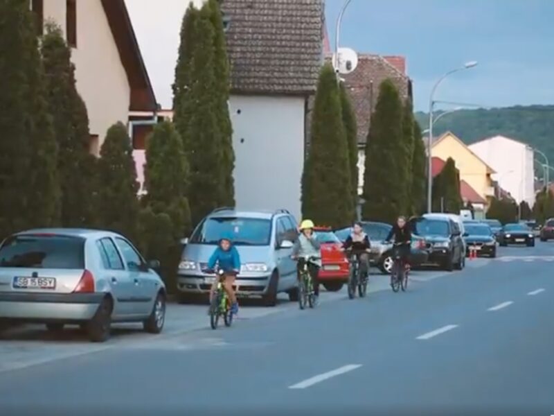 video: șelimbărul devine bike-friendly - primăria investește într-o rețea amplă de piste de biciclete