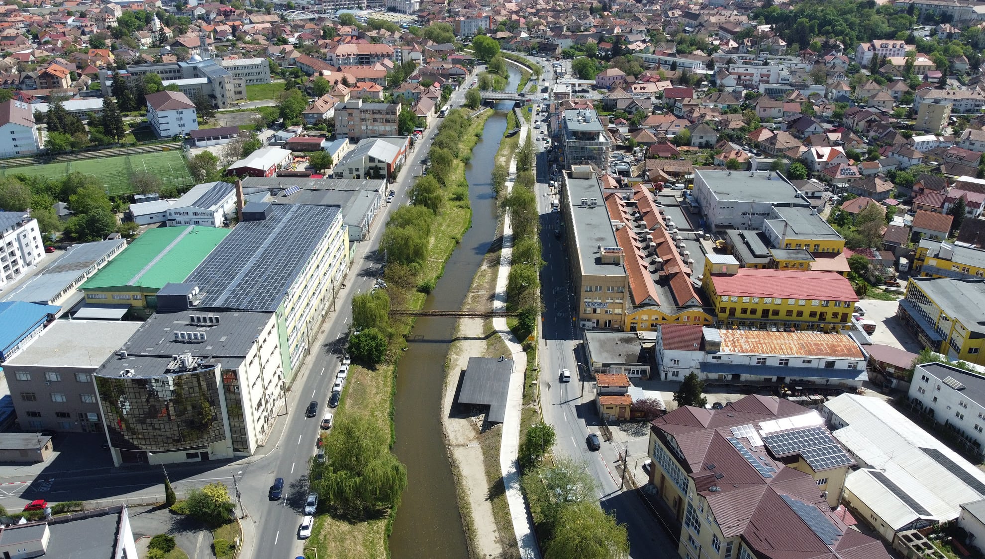 VIDEO: Bicicliștii se vor plimba în curând pe noile piste de pe malul Cibinului - Cum arată