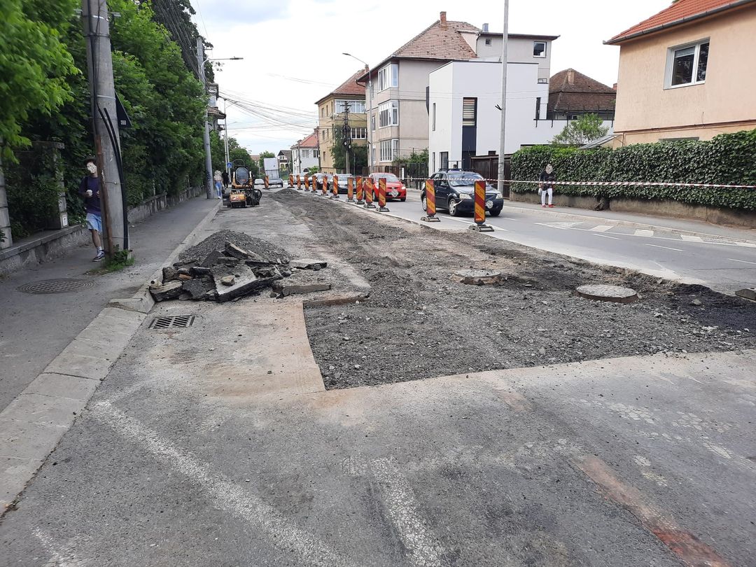 USR-istul Ionuț Ghișe despre lucrările pe strada Transilvaniei - "Sperăm la o viteză superioară de lucru"