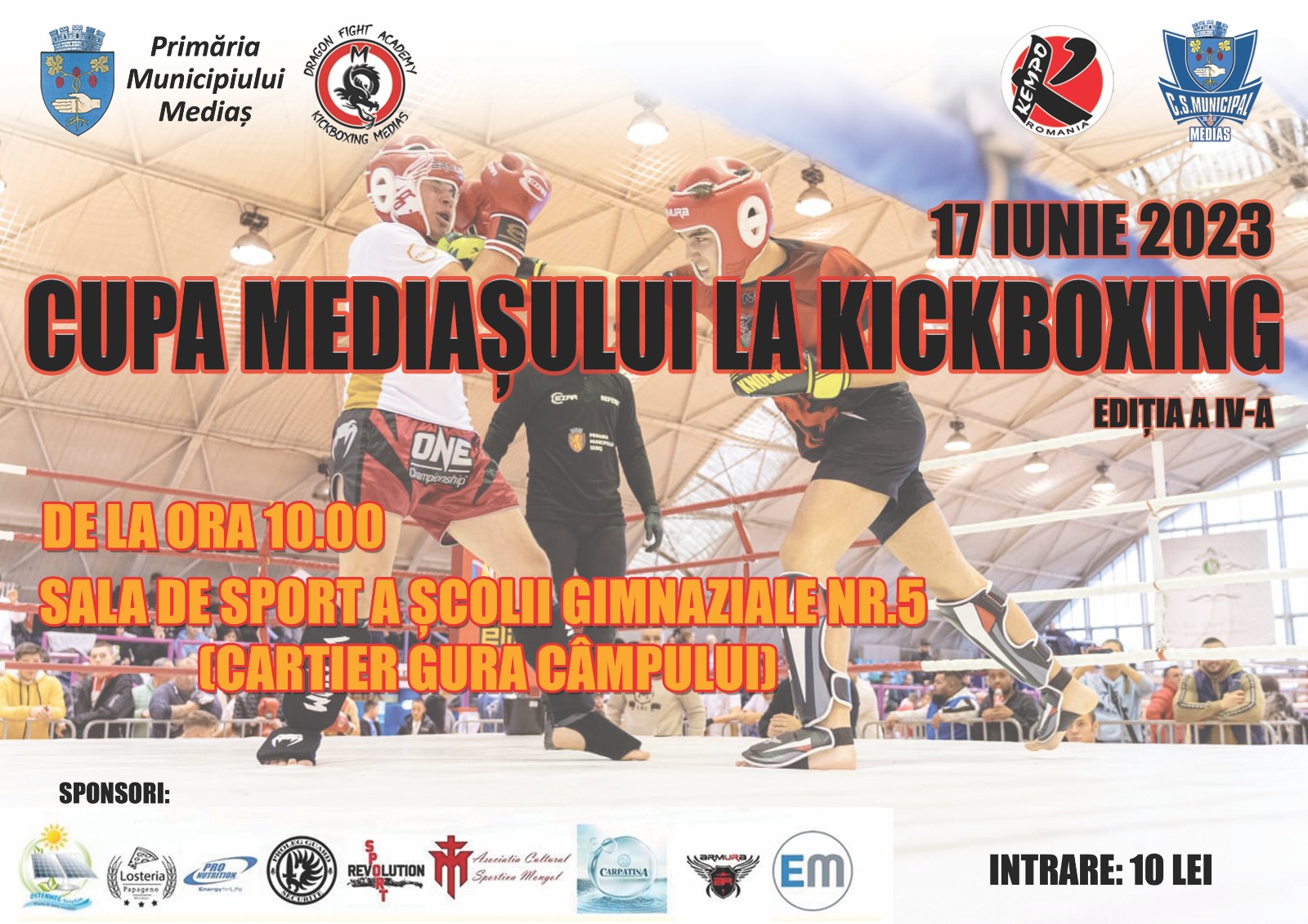 zeci de cluburi din românia participă sâmbătă la cupa mediașului la kickboxing