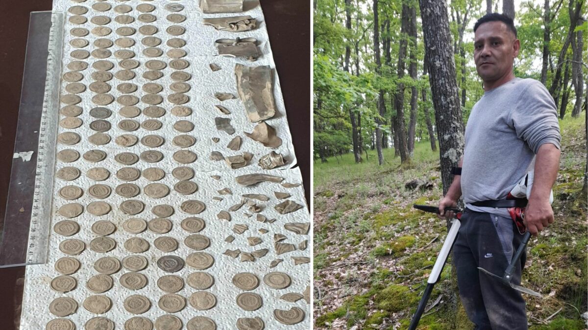 un sibian a găsit o comoară îngropată la podul dracului - monedele au peste 1600 de ani vechime