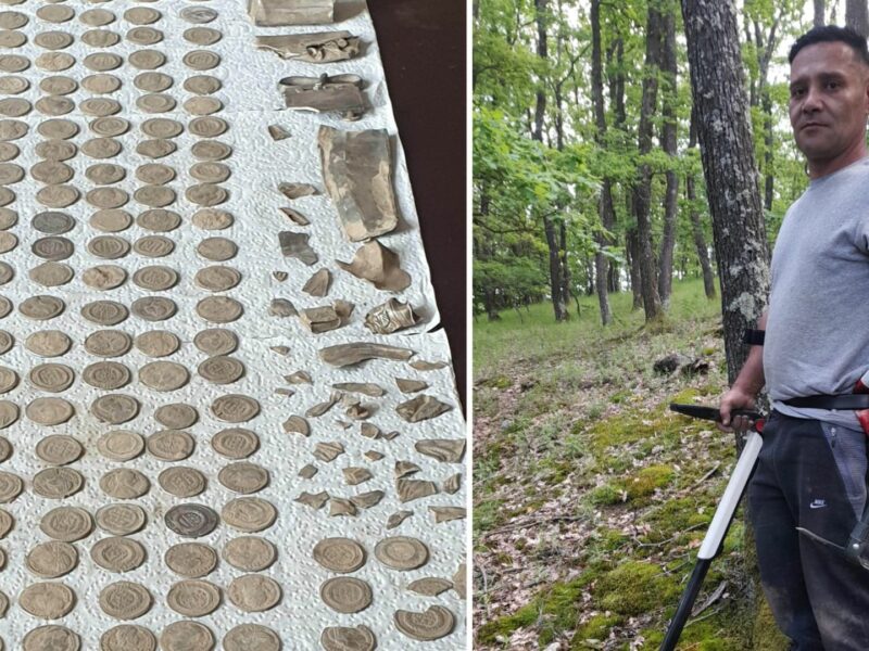 un sibian a găsit o comoară îngropată la podul dracului - monedele au peste 1600 de ani vechime