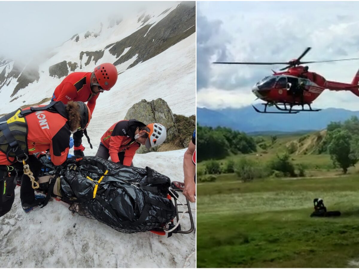 video: bărbatul decedat în munții făgăraș, preluat cu elicopterul smurd - era mort de mai multe zile