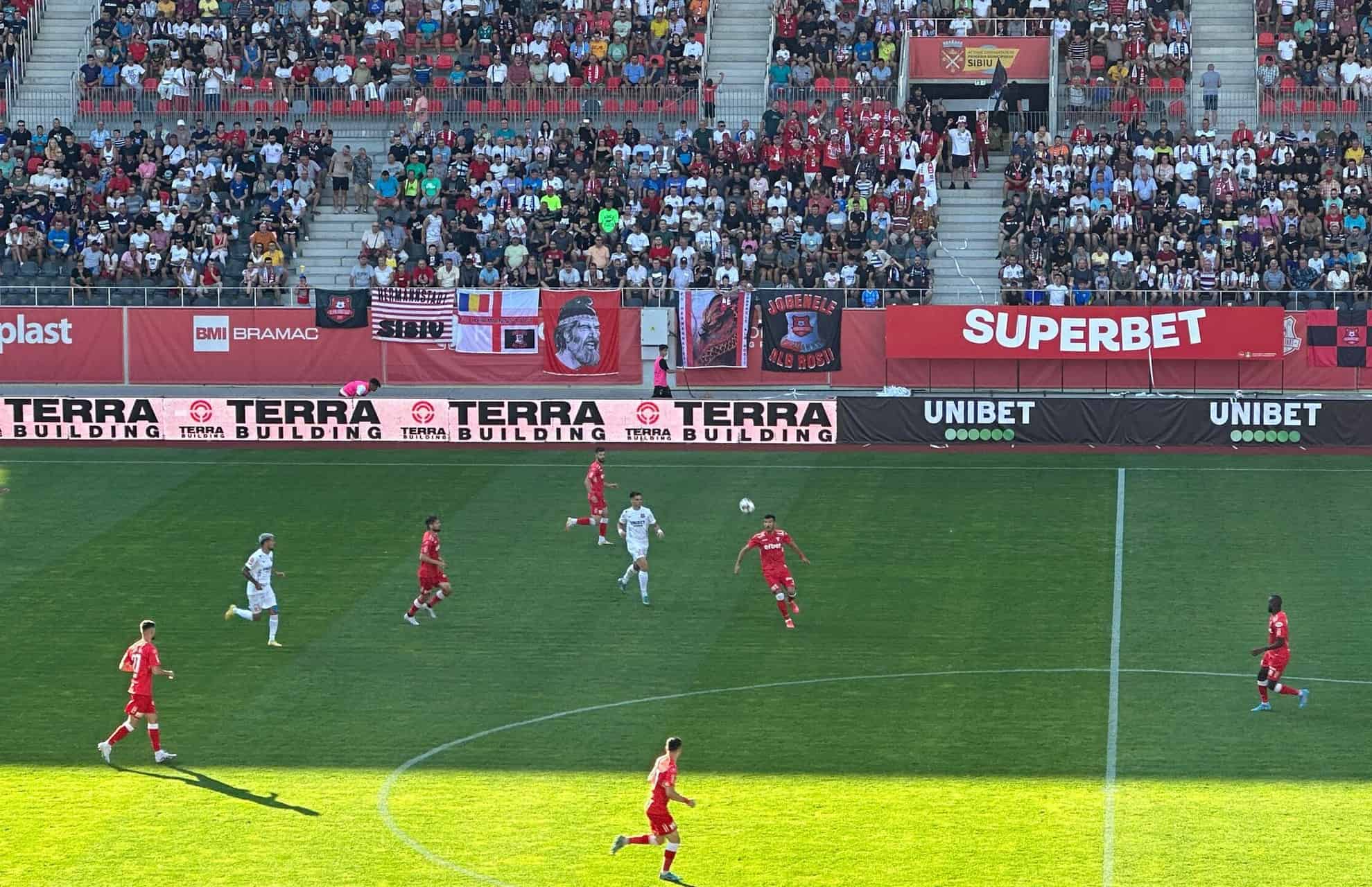 VIDEO FOTO FC Hermannstadt, victorie și joc spectaculos cu UTA Arad. Sibiul urcă pe podium