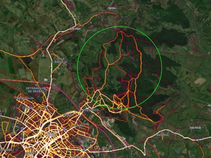 trasee tematice, pedestre și pentru bicicletă, în pădurea gușteriței