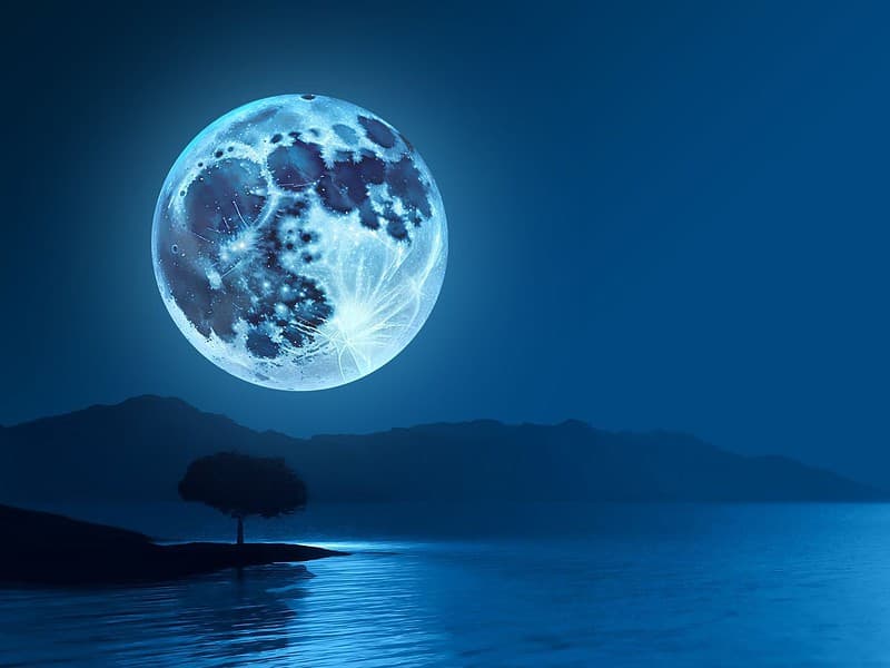 fenomen astronomic excepțional: "luna albastră" pe 30 august