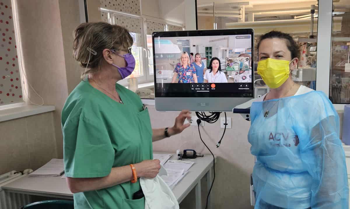 neonatologia de la spitalul clinic județean sibiu, conectată la rețeaua națională de telemedicină