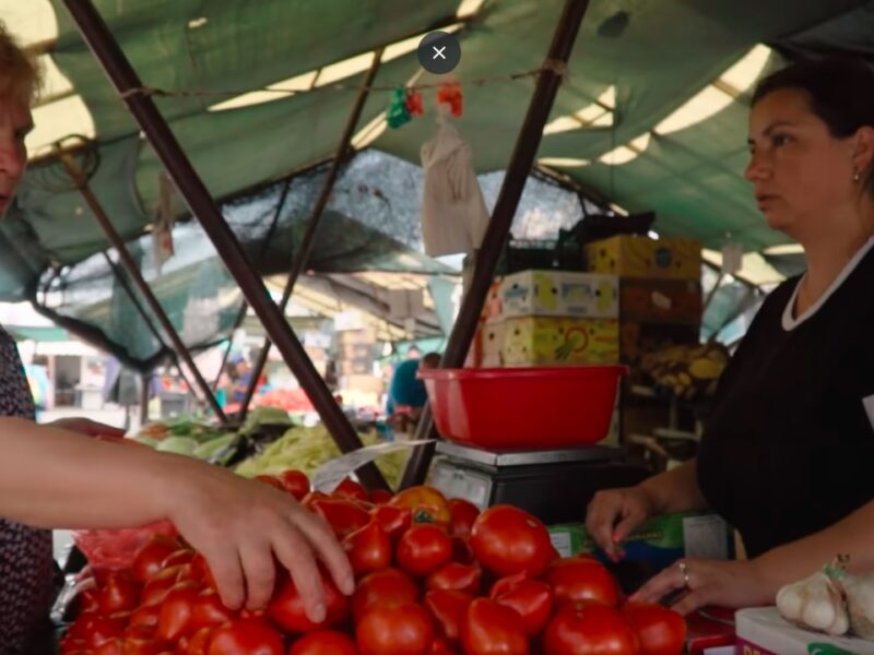 nou în piețele din sibiu - cod qr pe tarabele comercianților - verifici proveniența legumelor și fructelor