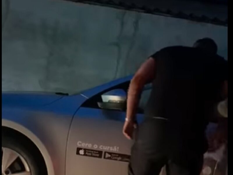 video – legea junglei în cartierul arhitecților – șofer de la bolt bătut de soțul unei șoferițe pusă pe scandal