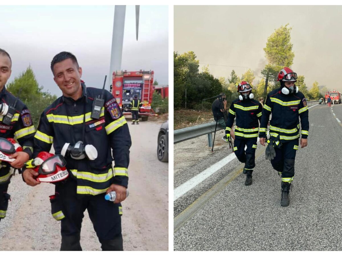 mărturii ale unui pompier sibian din mijlocul incendiilor din grecia: ”misiunile sunt tot mai dificile, însă nu ne dăm bătuți”