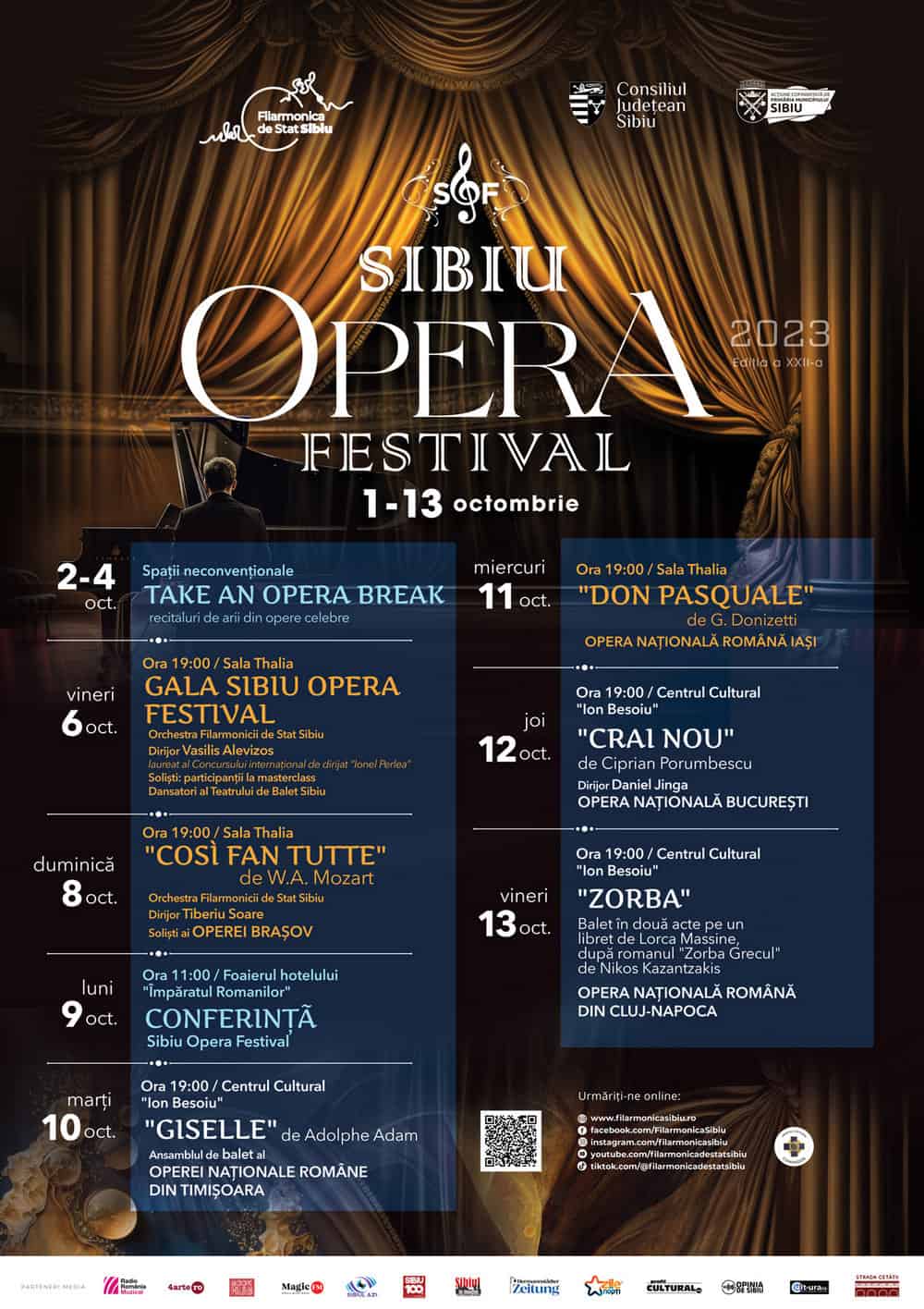 bilete la preț promoțional pentru sibiu opera festival. ofertă valabilă până la 1 octombrie