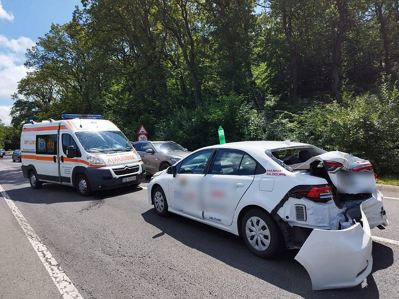 șoferița din dolj rănită într-un accident la ruși. vinovatul are 21 de ani