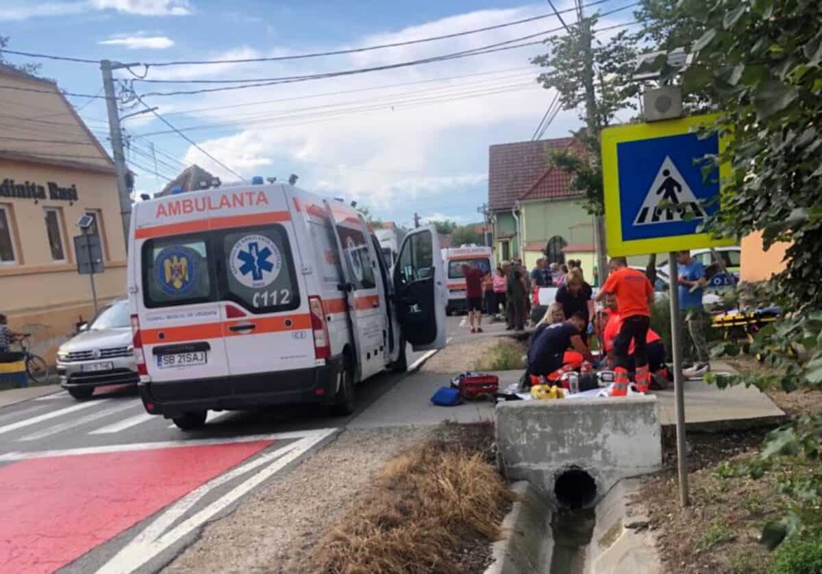 accident grav la ruși. femeie lovită în plin de o mașină (update)