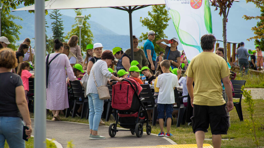 singurul parc construit în sibiu în ultimii treizeci de ani. „belvedere” se deschide. imagini în avanpremieră (video foto)