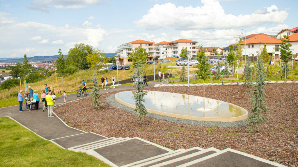 singurul parc construit în sibiu în ultimii treizeci de ani. „belvedere” se deschide. imagini în avanpremieră (video foto)