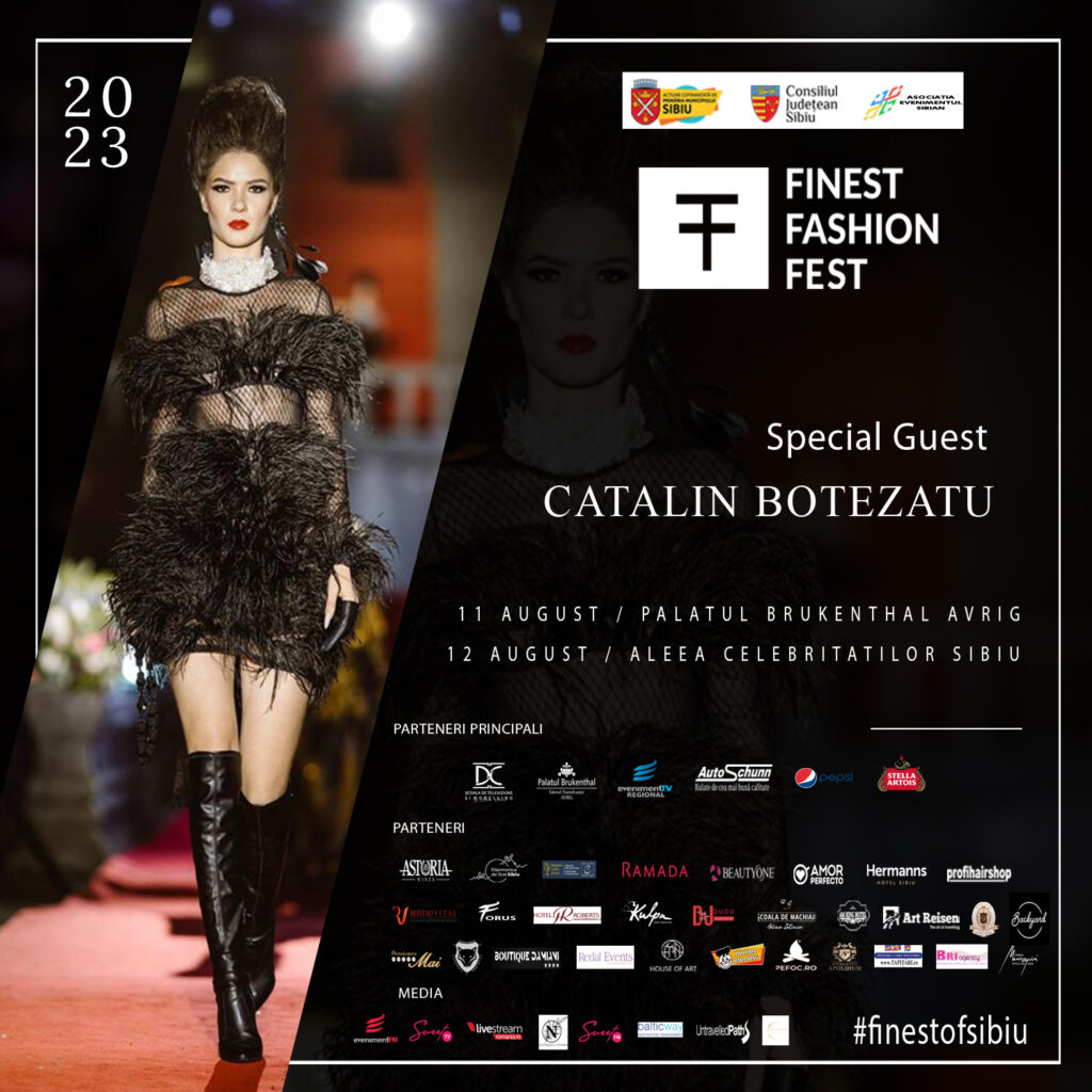 elita modei românești și designeri celebrii vin la finest fashion fest. cătălin botezatu este invitat special