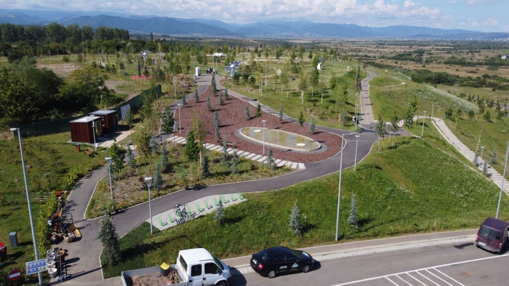 singurul parc construit în sibiu în ultimii treizeci de ani. „belvedere” se deschide. imagini în avanpremieră (video foto)