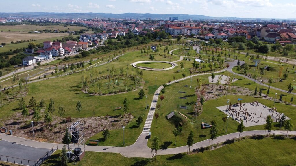 singurul parc construit în sibiu în ultimii treizeci de ani. „belvedere” se deschide. imagini în avanpremieră (video foto)