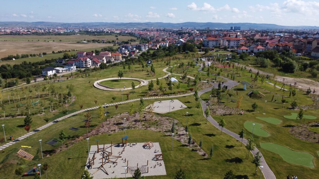 singurul parc construit în sibiu în ultimii treizeci de ani. „belvedere” se deschide. imagini în avanpremieră (video foto)