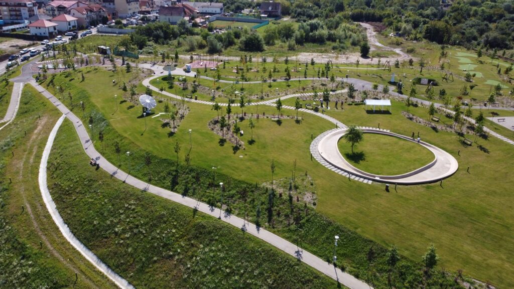singurul parc construit în sibiu în ultimii treizeci de ani. „belvedere” se deschide. imagini în avanpremieră (video foto)