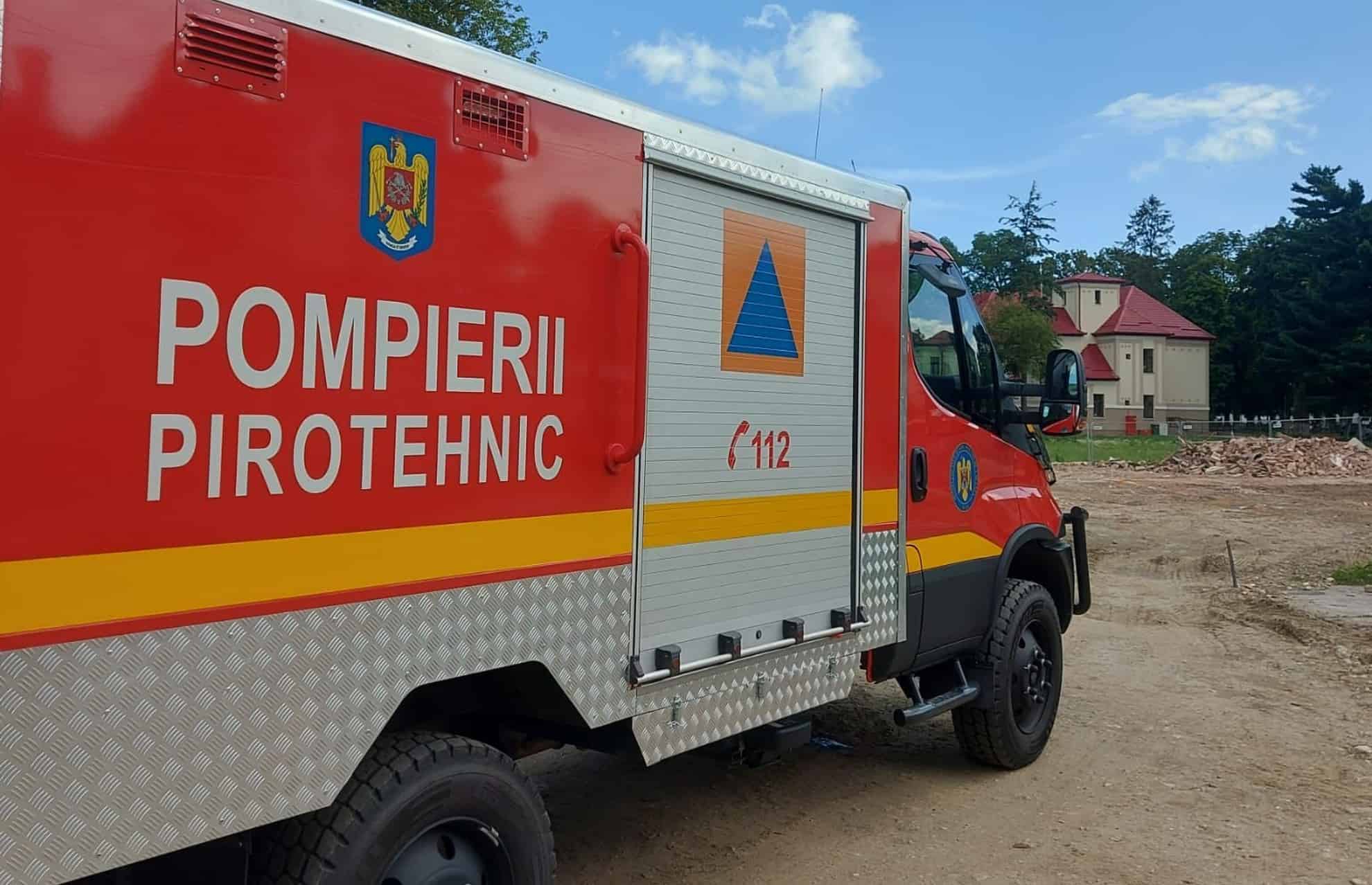 Proiectil găsit de muncitori în curtea Spitalului de Psihiatrie din Sibiu