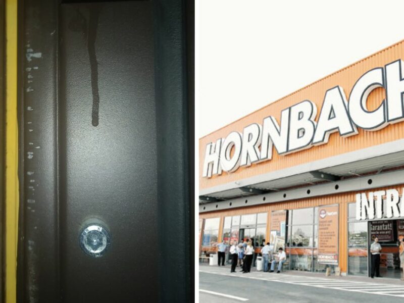 scandal între un sibian și magazinul hornbach. acuză ca i-au distrus ușa la montaj: „au lovit tocul cu flexul”