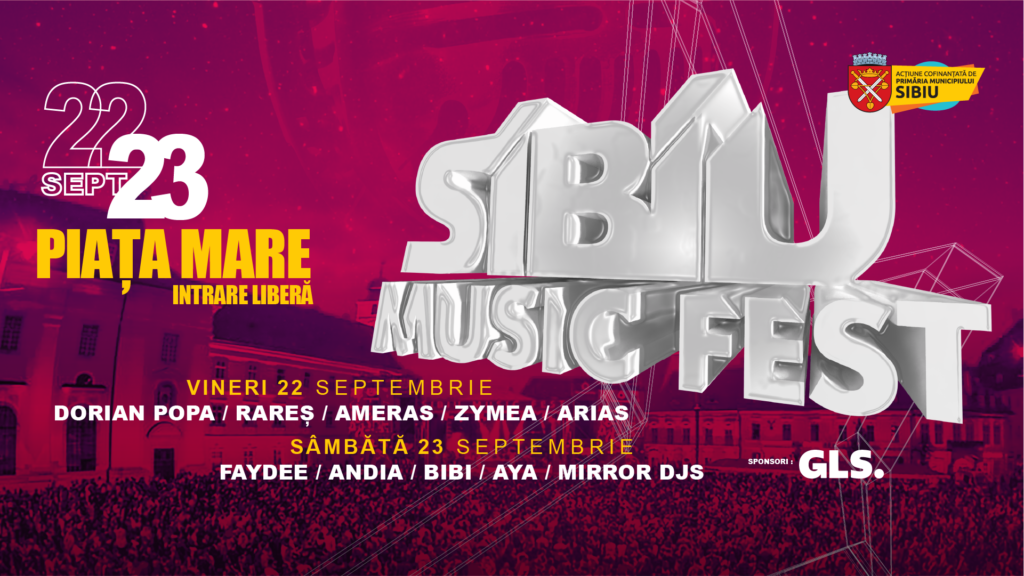 două zile cu concerte de răsunet la sibiu music fest - faydee, andia, dorian popa și mulți alții cântă în piața mare