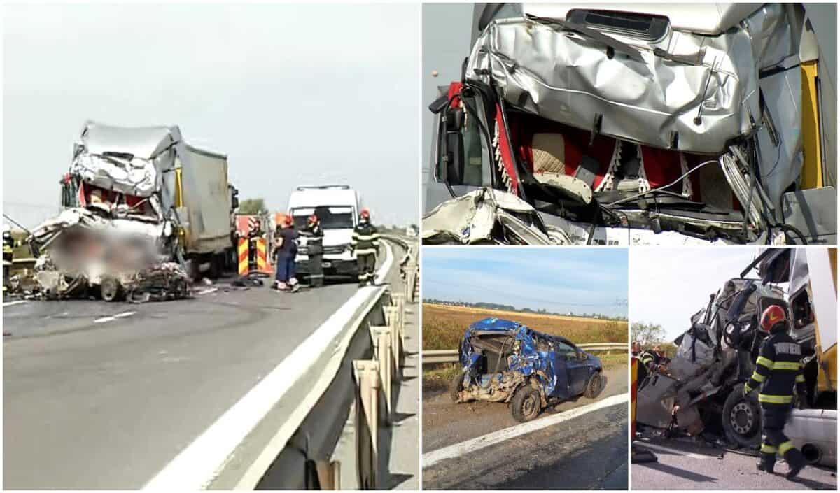 accident grav pe autostrada a1. cinci oameni au murit (foto, video)