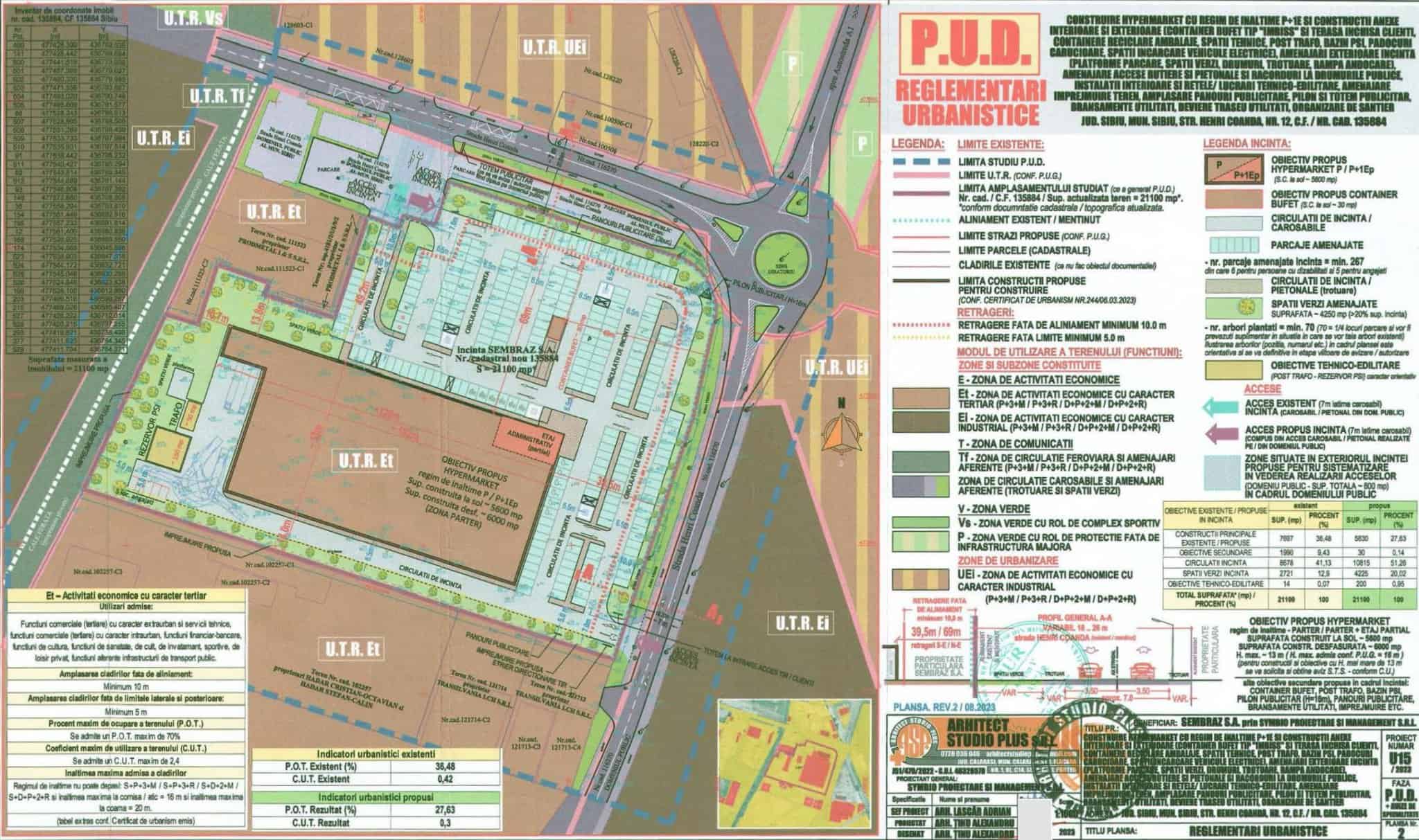 Noul Kaufland de pe strada Henri Coandă. Proiectul intră la vot în Consiliul Local