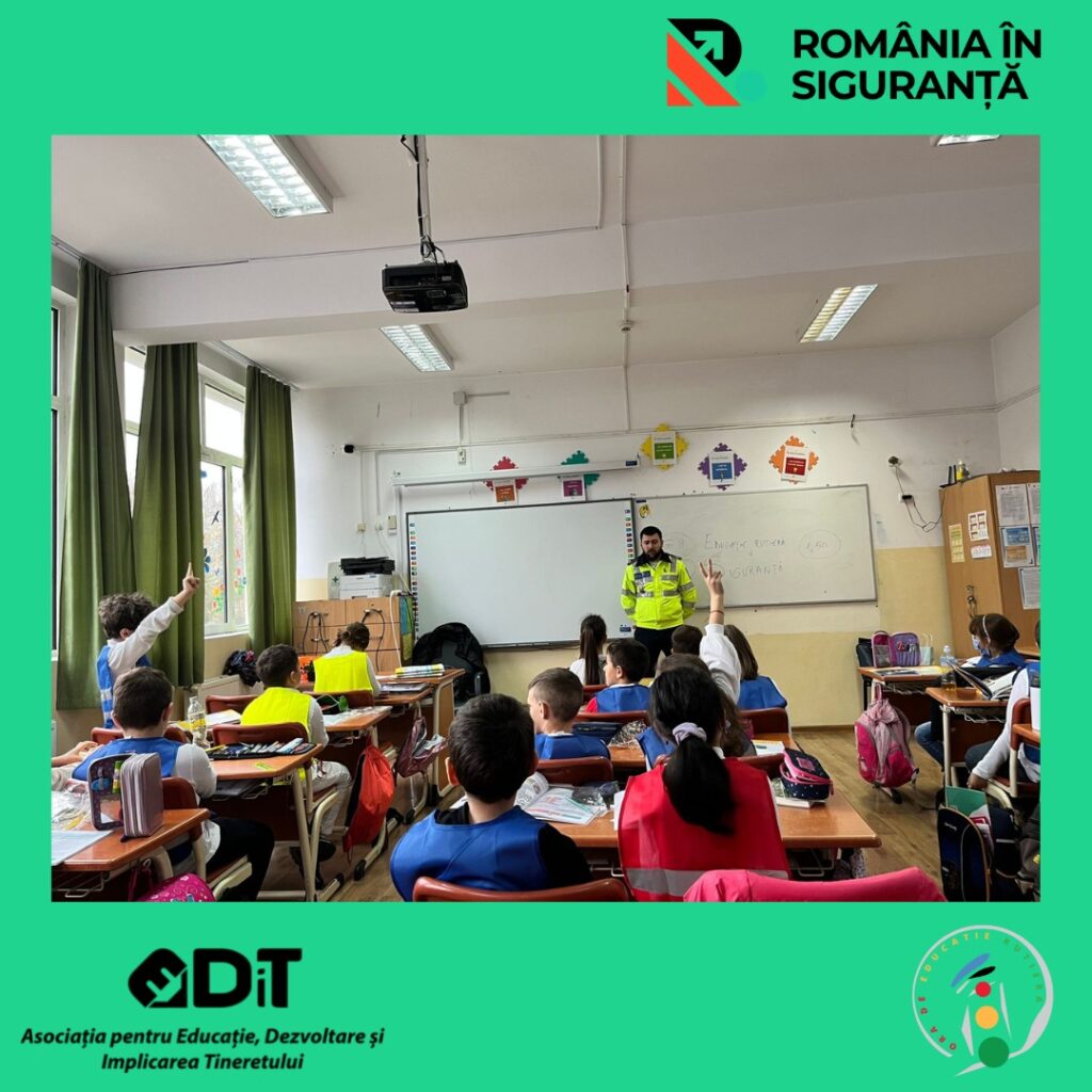 320 de elevi din sibiu participă joi, la ora de educație rutieră