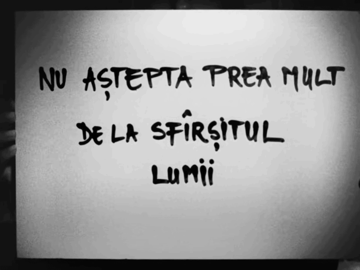 "nu aștepta prea mult de la sfârșitul lumii" rulează la cinegold de vineri, 27 octombrie