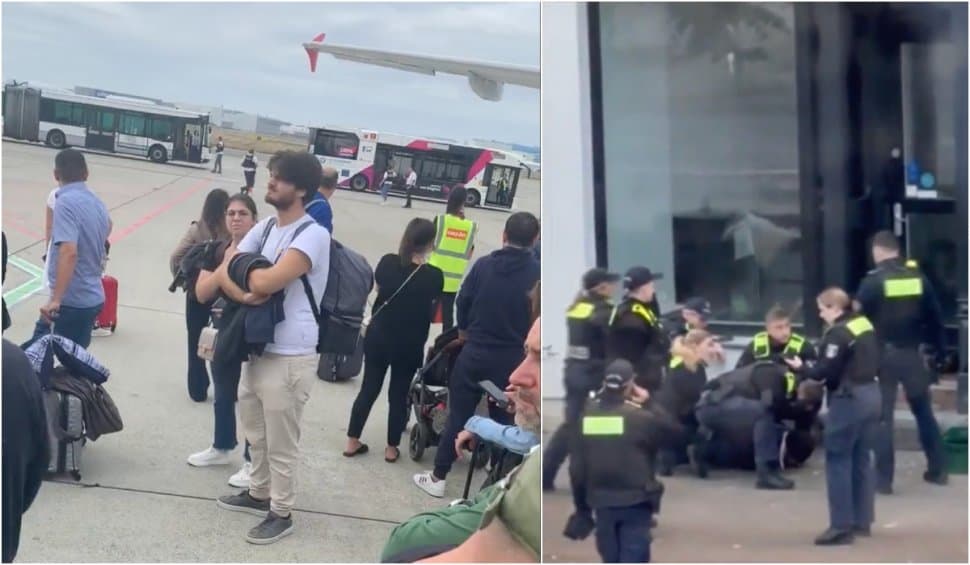 alertă cu bombă pe șase aeroporturi din franța (video)